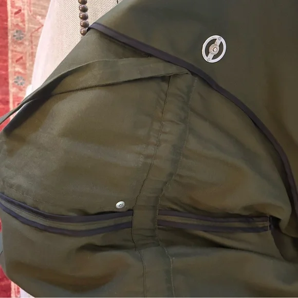 Sandro Olive Trench Coat - Picture 7 of 15